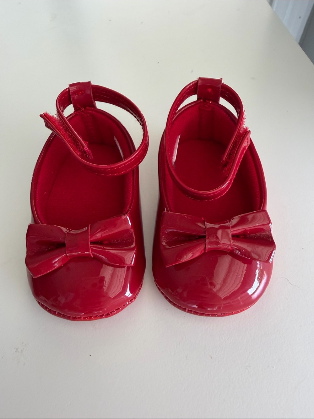 Infant Red Patent Bow Girls' Shoes